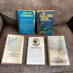 Lot of 5 VTG Ursula K. LeGuin Paperback Books Mixed Lot Acceptable Condition