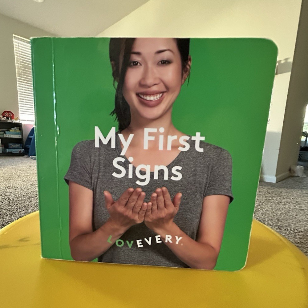 Lovevery My First Signs Board Book – Sign Language for Under 2 Years