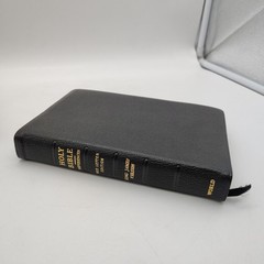World Heritage Reference Bible KJV 1970s MOROCCO LEATHER Red Letter 857C