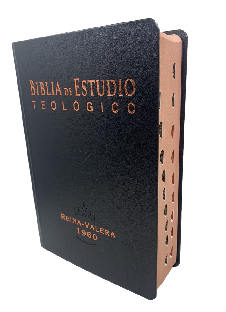 BIBLIA DE ESTUDIO TEOLOGICO TAPA DURA CON INDEX REINA VALERA 1960