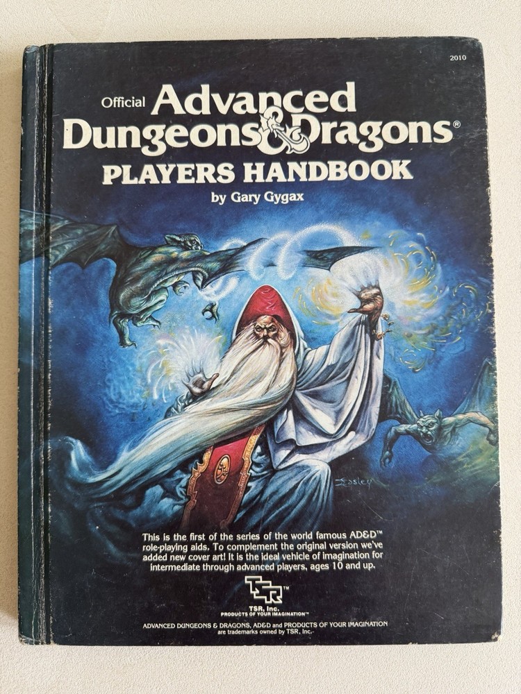 Advanced Dungeons & Dragons, Players Handbook: Special Reference Work Gary Gygax