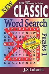New Classic Word Search Puzzles Paperback J. Lubandi