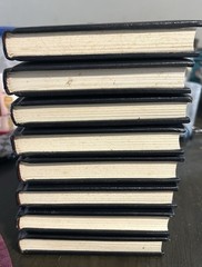 Lot of 8 The Agatha Christie Mystery Collection Bantam Hardcover Leatherette