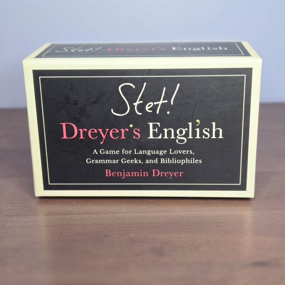 STET! Dreyer’s English : A Game for Language Lovers – Grammar Trivia Card Game
