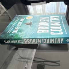 Clare Leslie Hall Broken Country Paperback 2024 Thriller Romance Fiction