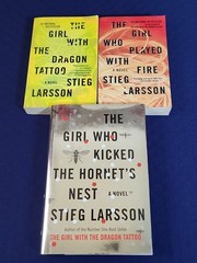 Stieg Larsson, Millennium Trilogy Series Girl with the Dragon Tattoo Book 1-3