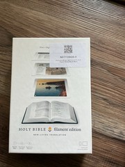 Filament Bible NLT 2-in-1 Print & Digital Bible Book Blue