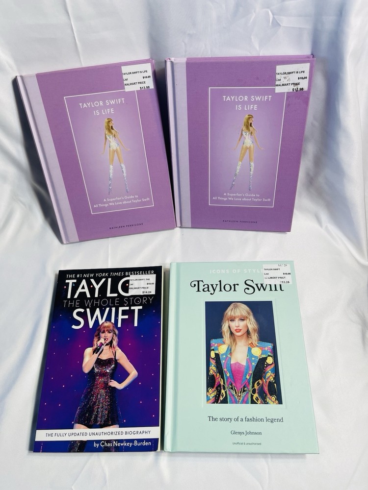 Taylor Swift Is Life by Kathleen Perricone Hardback Book Lot Of 4