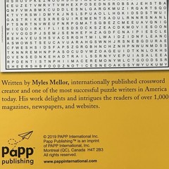 Lot of 2 Supersized Solving Colossal Puzzles 1-Crossword & 1-Word Hunt 3’ Poster