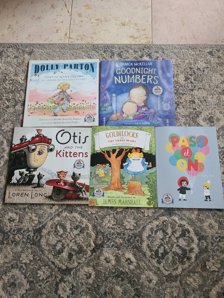 Lot of 5 Mixed Random Children’s Books and Learning Books, Classic Stories