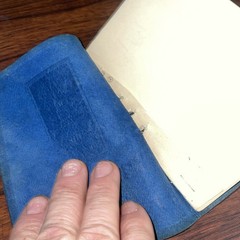 1930 Penn State Leather Book 6” X 4” Hand Made Vintage 30ish Pages