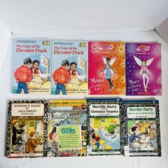 Lot of 10 Chapter Books Mixed Lot 2nd 3rd Grade Fiction Classroom Library Set