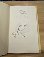 SIGNED – Tales of Adam – Daniel Quinn (Hardcover) First Edition/Print VG Ishmael