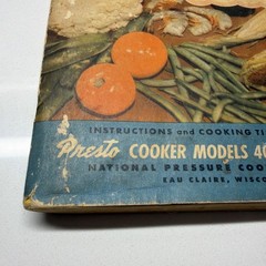 Presto Pressure Cooker Recipe Books Lot – Models 403 404 406 & 1960s VTG Manuals