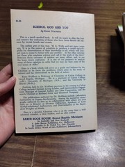 „Science, God and You” Enno Wolthuis Baker Book House Company Hardback