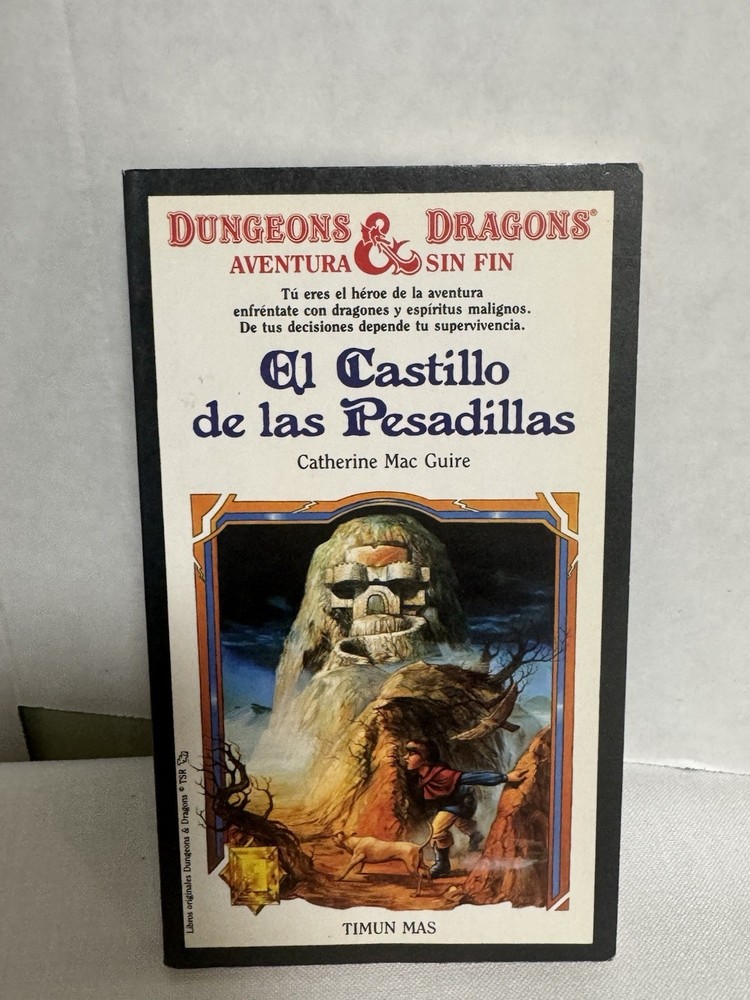 D&D Spanish Dungeons And Dragons El Castillo de las Pesadillas By Timun Mas 1983