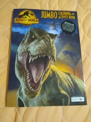 Jurassic World Dinosaurs Coloring/Activity Book with Tear/Share Pages 🆕🆓ship!