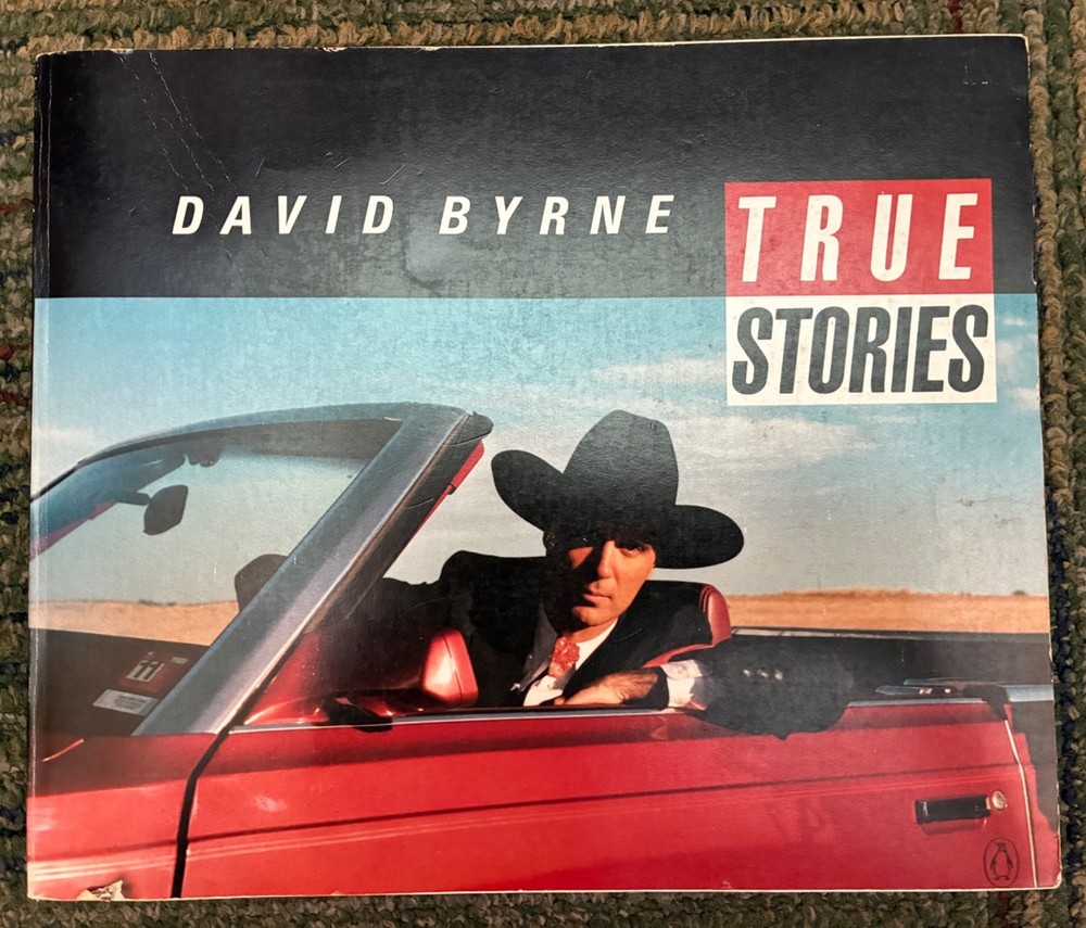 David BYRNE/True Stories/Autographed/Photography/1986/Pbk/Free Shipping