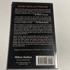 Witchcraft and Familiar Spirits Paperback Hilton Sutton