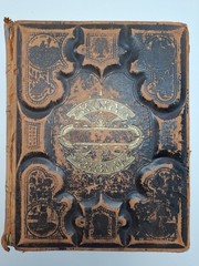 Antique 1873 Complete Domestic Bible Illus. Leather Apocrypha Maps Travels