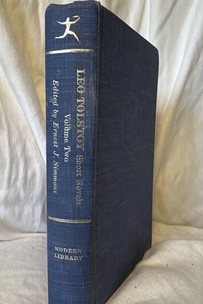 Vintage FIRST MODERN LIBRARY EDITION Leo Tolstoy SHORT NOVELS Volume 2 1966