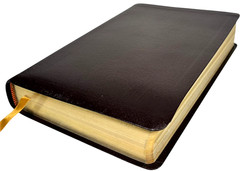 The Finishing Touch Daily Devotional Charles R. Swindoll Burgundy Leather EUC