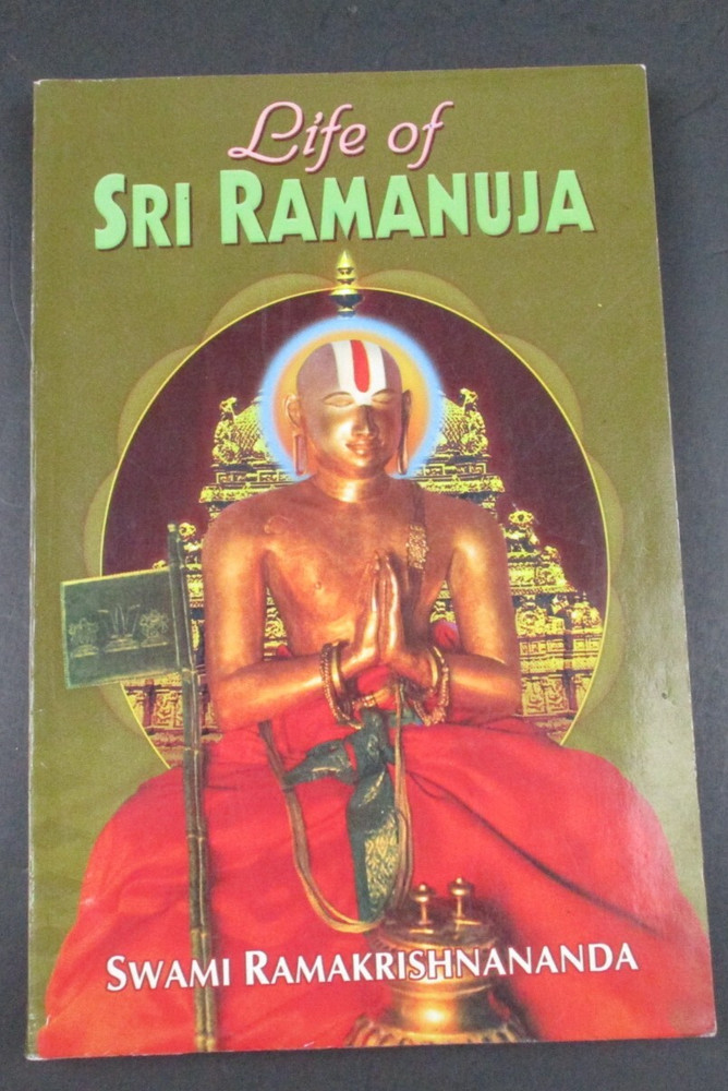 LIFE OF SRI RAMANUJA by Swami Ramakrishnananda Sri Ramakrishna Book Paperback