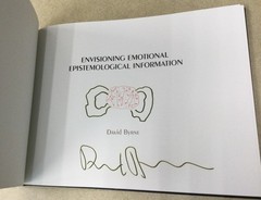 Misc – Envisioning Emotional Epistemological Information David Byrne signed – VG