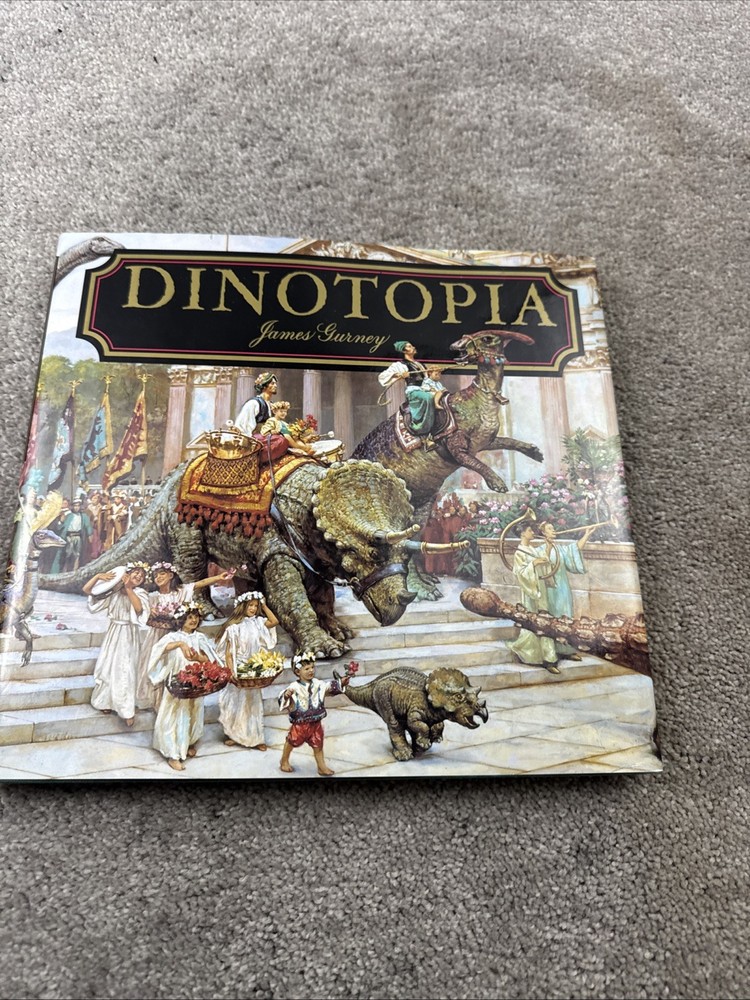 Dinotopia by James Gurney 1992 1st Edition HC DJ – Great Condition!