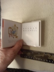 The Art of norman Rockwell, mini book, 4×3.5 in