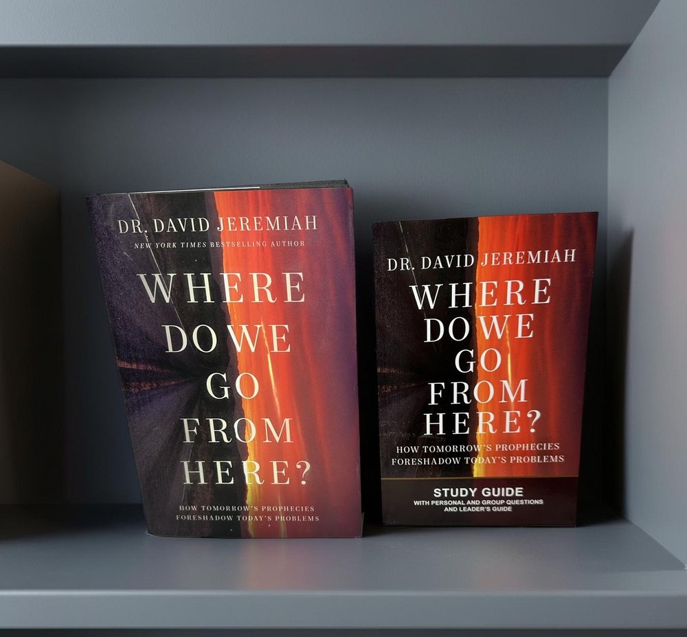Dr. David Jeremiah Where do we go from Here? Hardcover Book + PB Study Guide New