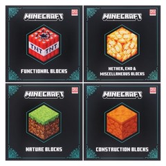 Minecraft Blocks Complete 4 Books Paperback Collection – Ages 8+ – By Mojang AB