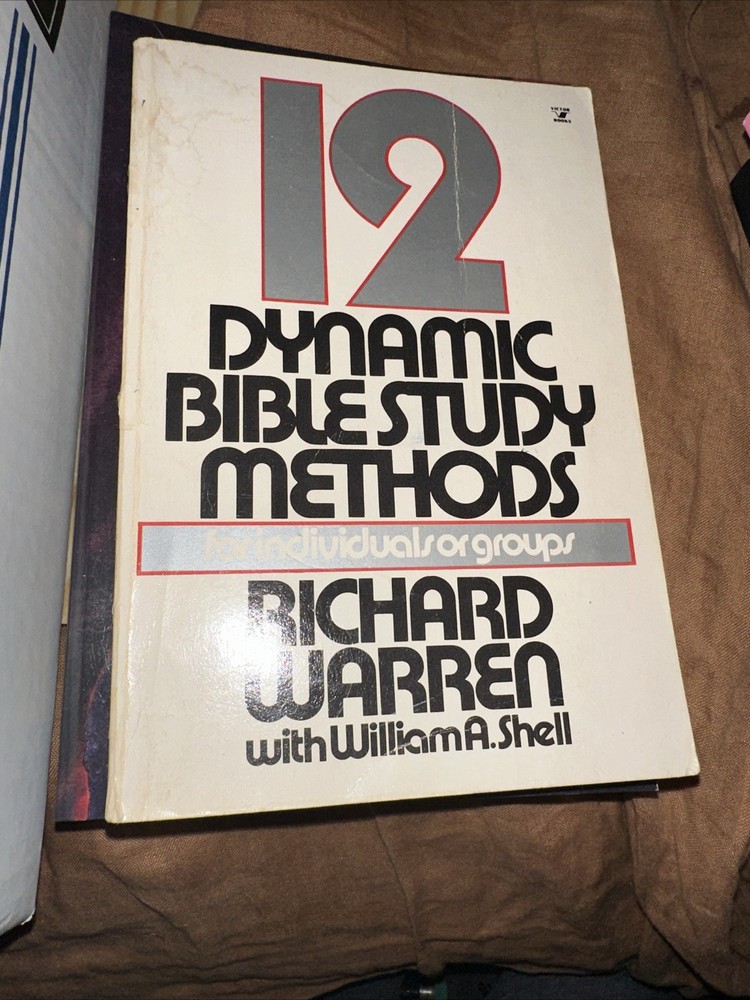 Twelve Dynamic Bible Study Methods – Paperback, by Richard Warren – Good