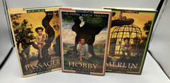 The Young Merlin Trilogy Passager Hobby Merlin Vintage Lot of 3 HC DJ Jane Yolen