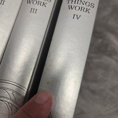 How Things Work Volumes I-IV Set Vintage Silver Hardcover Science Encyclopedia