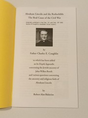 Abraham Lincoln and Rothschilds: Real Cause of Civil War by Charles Coughlin SB