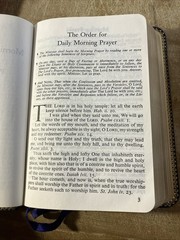 1953 Seabury Book Of Common Prayer & Hymnal Blue Genuine Morocco Leather 1674