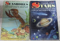 14 Golden Press Nature Guide Lot Rocks Stars Flowers Fossils Insects Weather +