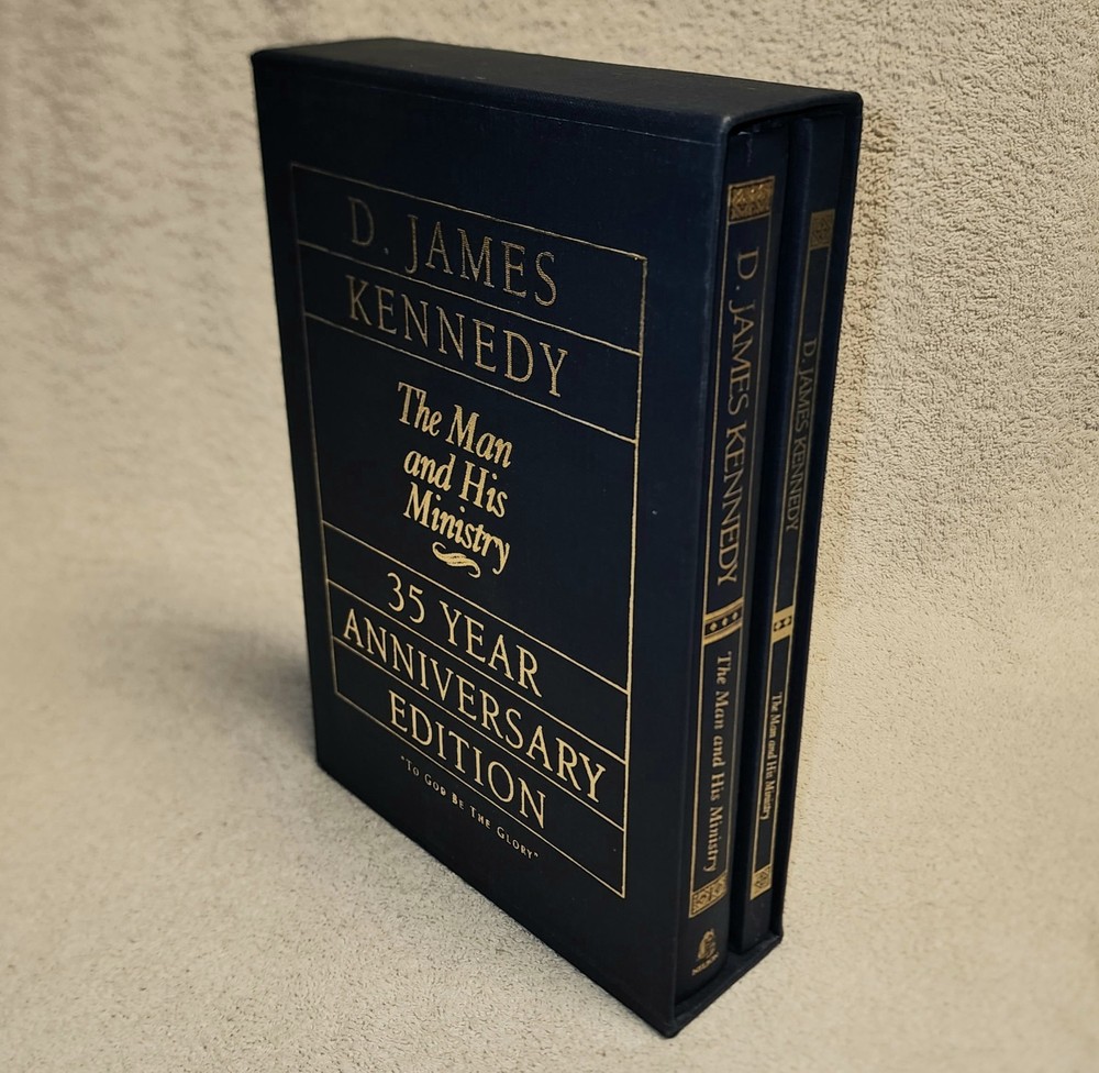 D James Kennedy The Man and His Ministry 2 Hardcover Book Box Set Coral Ridge