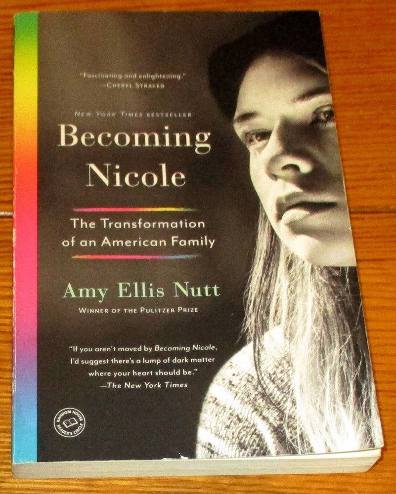 2016 Becoming Nicole by Amy Ellis Nutt SIGNED Softcover Book 296 Pages RARE!!