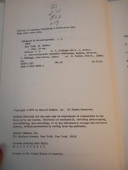 Advances in Chromatography Vol 17 Giddings Grushka 1979 Marcel Dekker Science