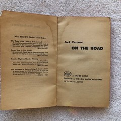 Jack Kerouac On the Road Signet Beat Generation Bible Rare PB T2937