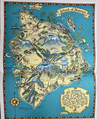 1935 The Story of Hawaii Paperback by Hawaii Tourism-Color Pictoral Maps