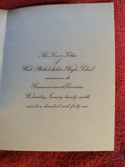 JANUARY RECORD 1941 YEARBOOK WEST PHILADELPHIA HIGH SCHHOL PLUS