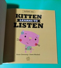 Playdate Pals Kitten Learns to Listen by Thomas Nelson (2016, Trade Paperback)