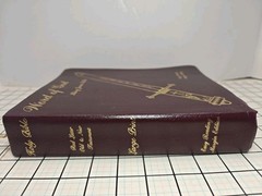 Word of God KJV Bible(Maroon) Large Print Easy Reading Margin Edition Red Letter