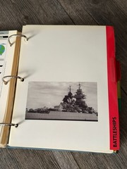 Warships Atlas Editions Binder Military History Naval Ships Destroyers 400 Pages