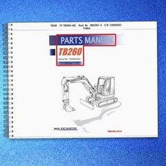 TAKEUCHI TB260 Hydraulic Excavator Parts Manual SN 126000002 Up – COIL SECURED