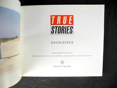 True Stories by David Byrne and Len Jenshel (1986, Trade Paperback) – SIGNED