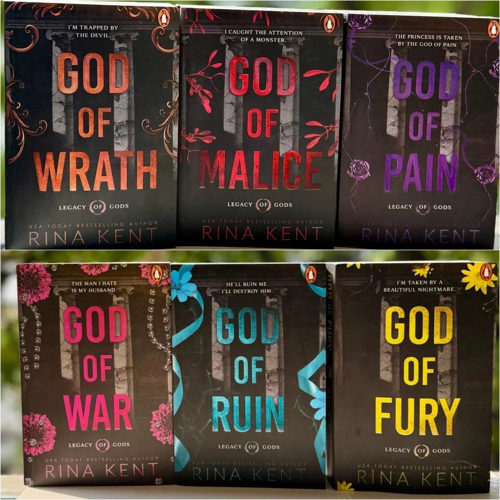 Legacy of Gods book Series (set of 6 books) by Rina Kent, Paperback…